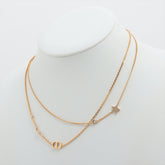 Christian Dior CD Star Rhinestone Gold Necklace Costume Jewellery